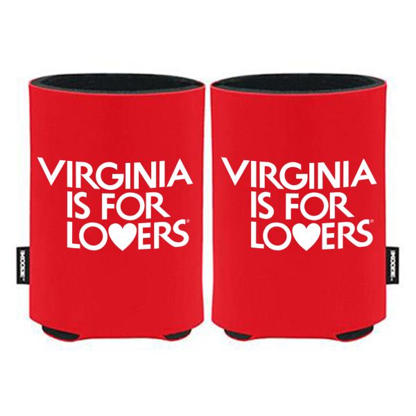 Virginia is For Lovers Red Koozie - Dusty's Country Store