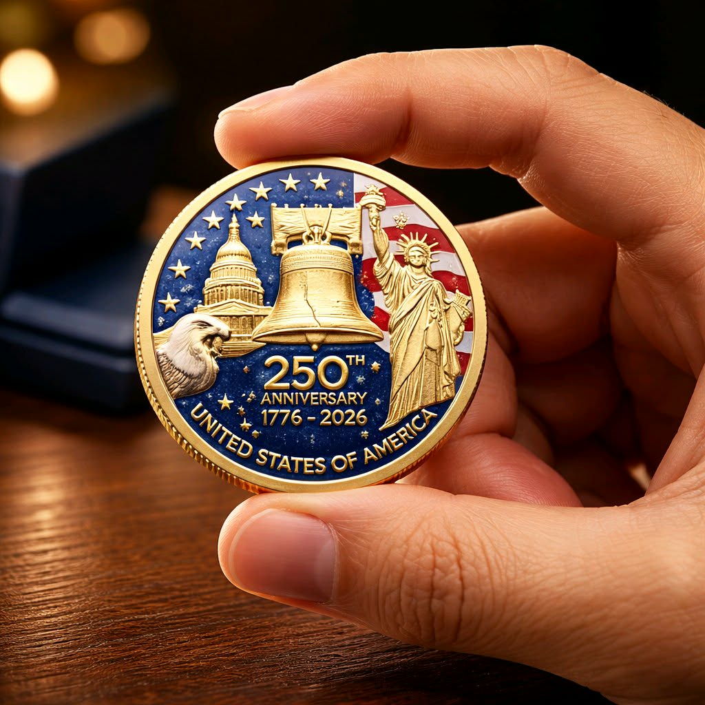 250th Anniversary Independence Challenge Coin - Dusty's Country Store