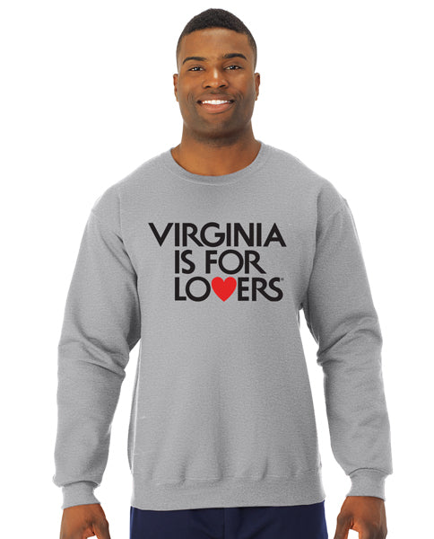 Virginia is for Lovers Grey Sweatshirt - Dusty's Country Store