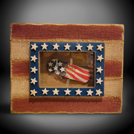 Veteran Made Band-Aid Art Picture Decor - Dusty's Country Store