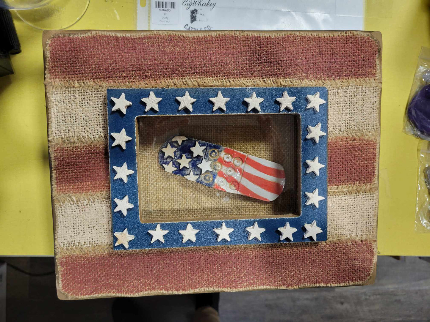 Veteran Made Band-Aid Art Picture Decor - Dusty's Country Store