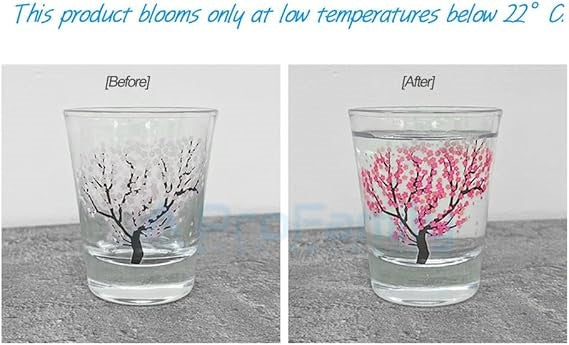 Cherry Blossom Color-Changing Shot Glass - 4 Pack - Dusty's Country Store