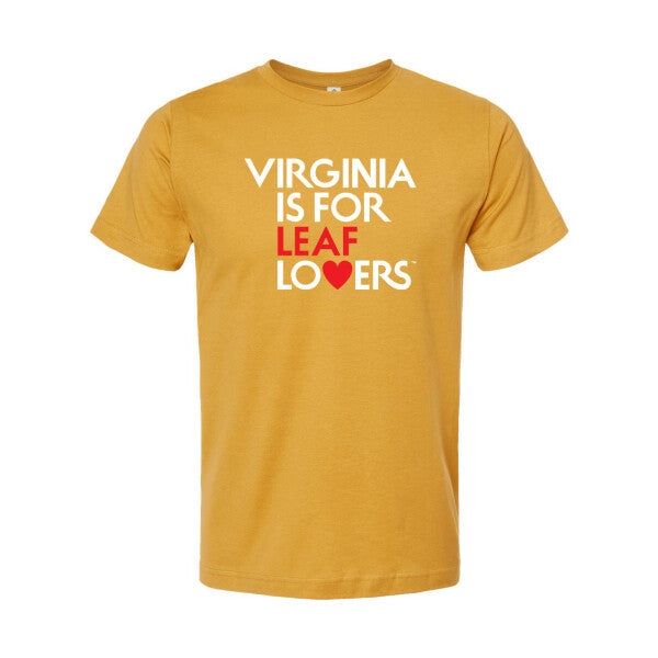 Virginia is for Leaf Lovers Ginger T-Shirt - Dusty's Country Store