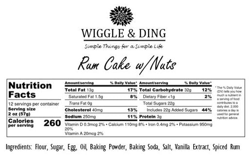 Best Rum Cakes Around - Dusty's Country Store