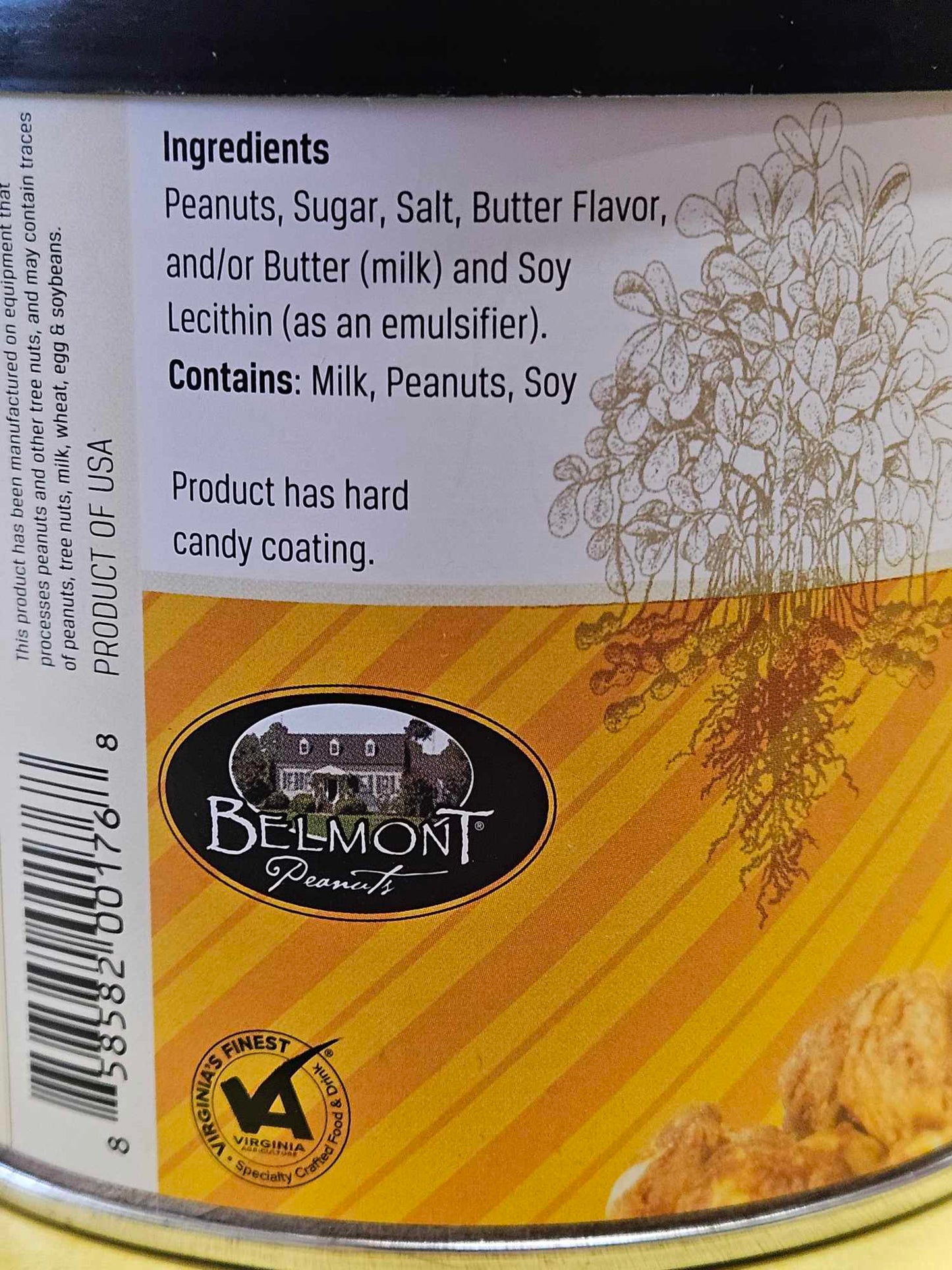 Belmont Butter Toffee Peanuts 10 OZ - Dusty's Country Store