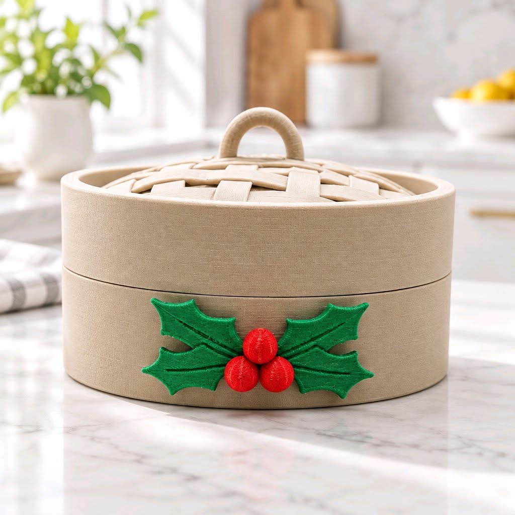 3D Printed Christmas Dumpling Set - Dusty's Country Store