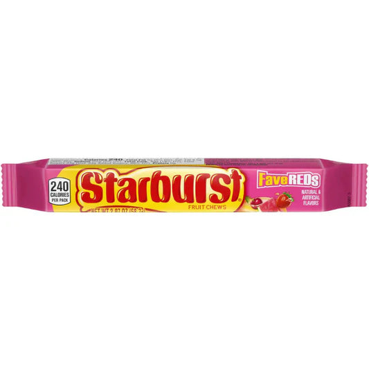 Starburst Fruit Chews FaveREDS - 2.07-oz. Bar