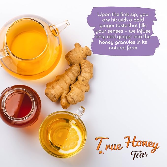 True Honey Teas Ginger Lemon Zest - 12 Pack - Dusty's Country Store