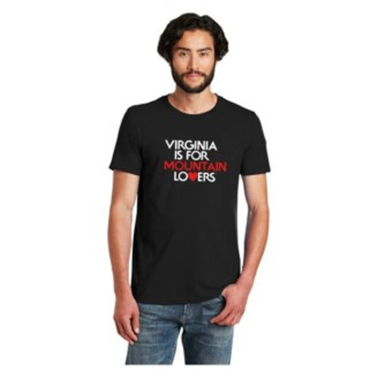Virginia is For Mountain Lovers Black T-shirt - Dusty's Country Store