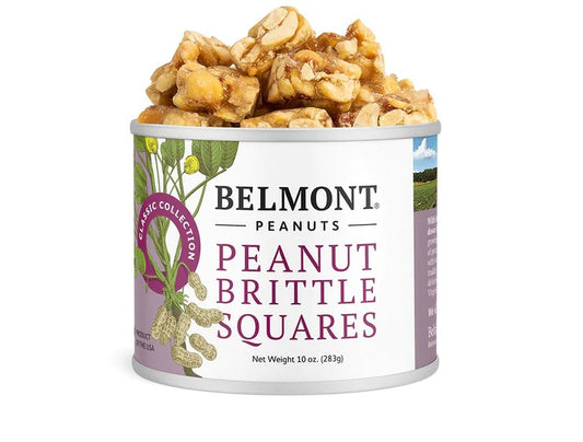 Belmont Peanut Brittle Squares 10 OZ - Dusty's Country Store