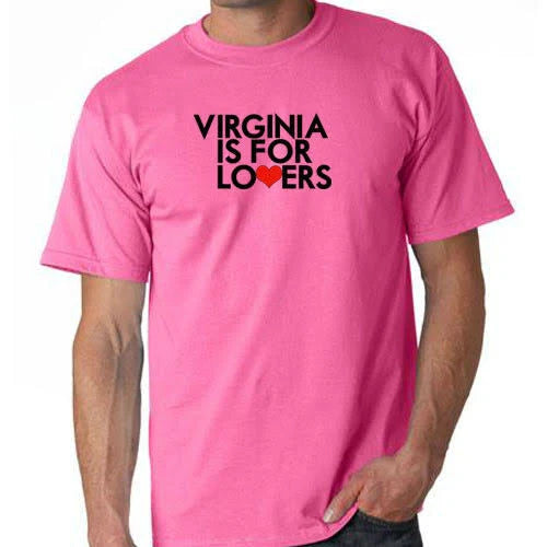 Virginia is for Lovers Pink T-Shirt - Dusty's Country Store