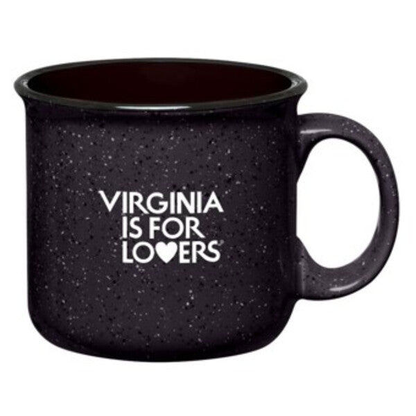 Virginia Is For Lovers - Camp Mug, Black 15 OZ - Dusty's Country Store