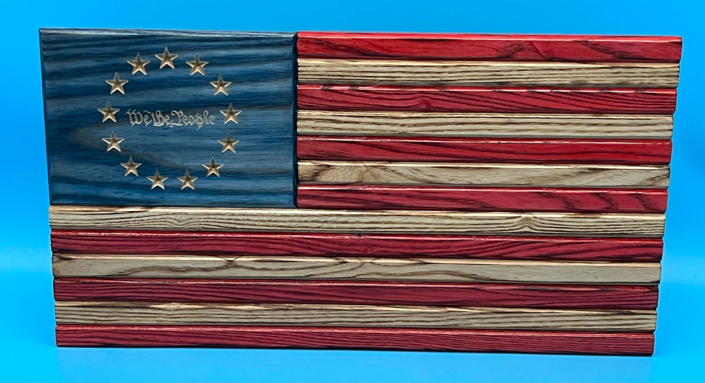 Handmade Wooden Flags - Veteran Made - Dusty's Country Store