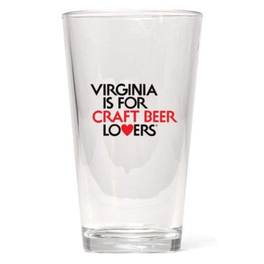 Virginia is For Craft Beer Lovers Pint Glass 16oz - Dusty's Country Store