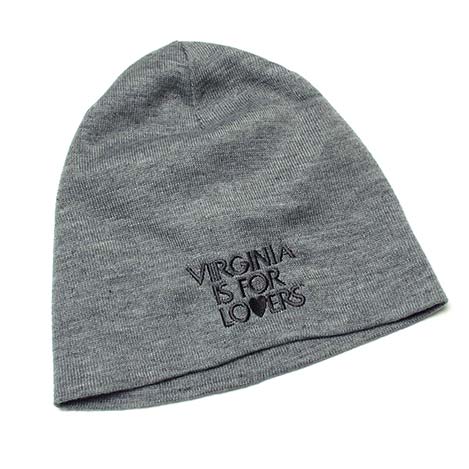Virginia is for Lovers Beanie Hat- Grey - Dusty's Country Store