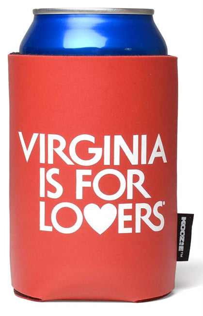 Virginia is For Lovers Red Koozie