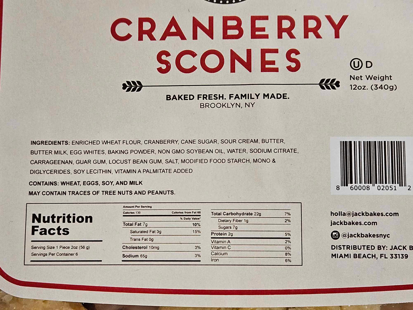Jack Bakes, LLC Scones - Dusty's Country Store