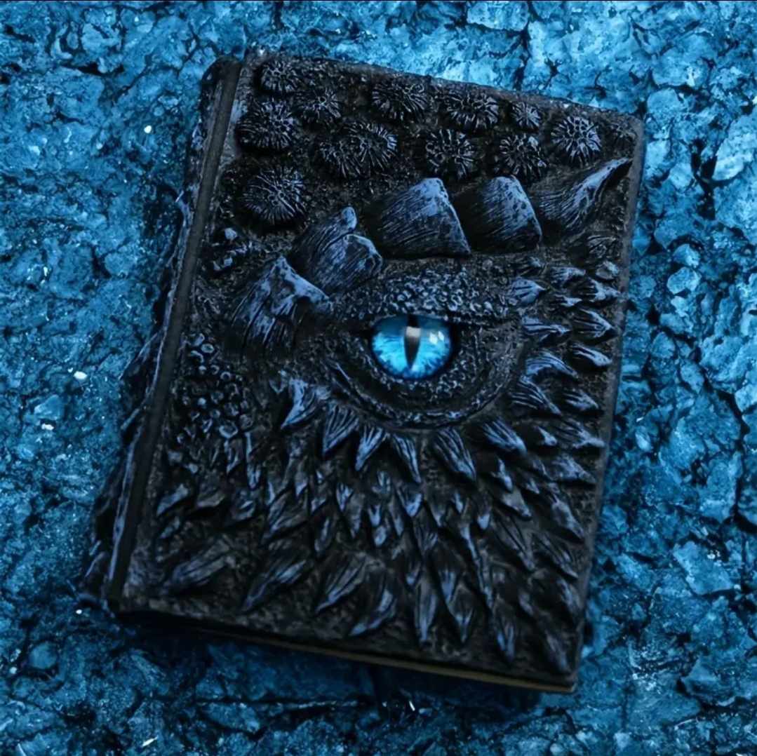 3D Dragon Eye Embossed Journal