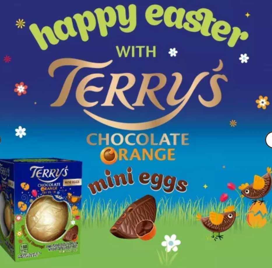 Terry's Easter Milk Orange Chocolate with Crushed Mini Eggs - Dusty's Country Store