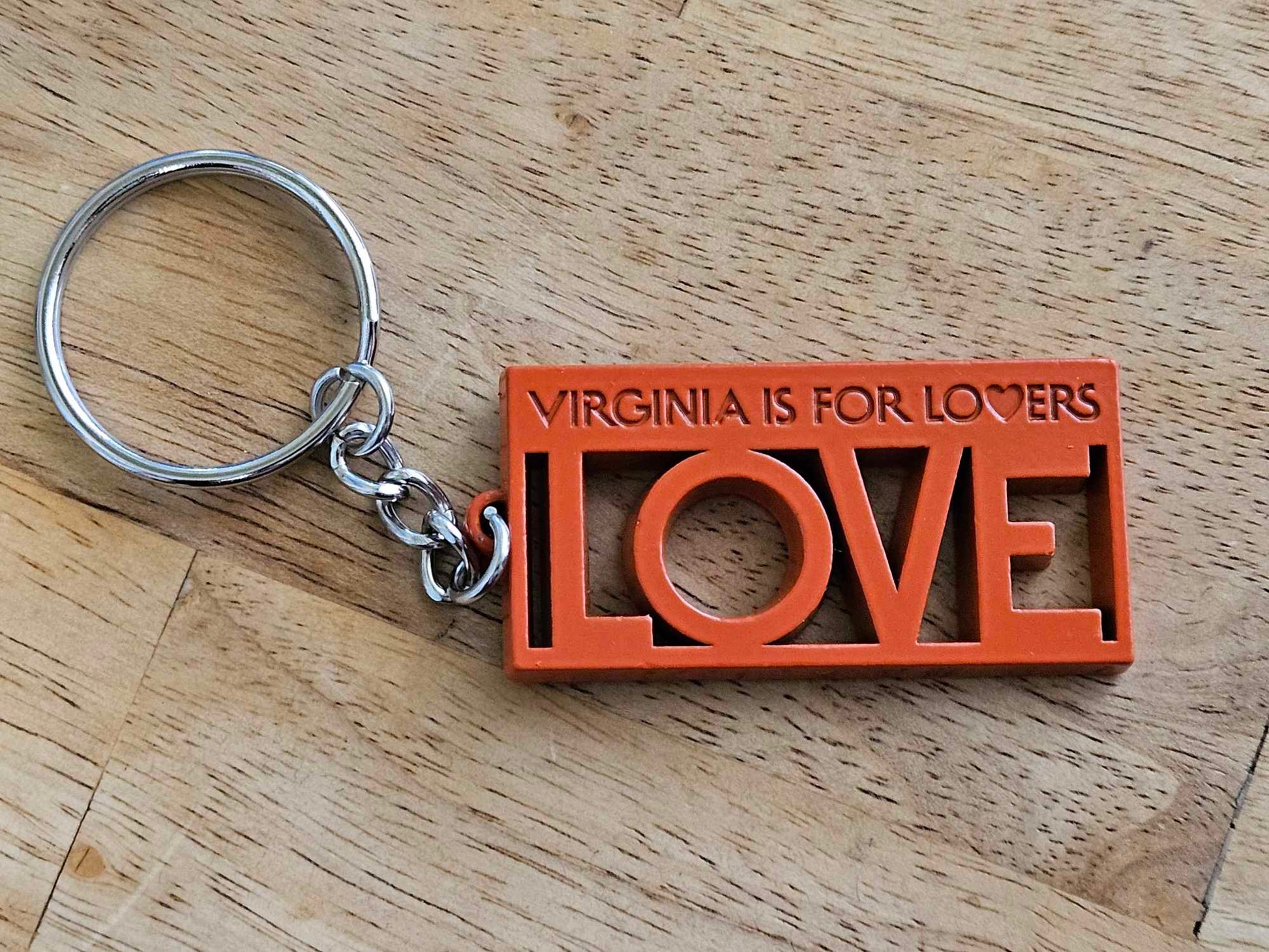 Virginia is For Lovers LOVE Keychain - Dusty's Country Store