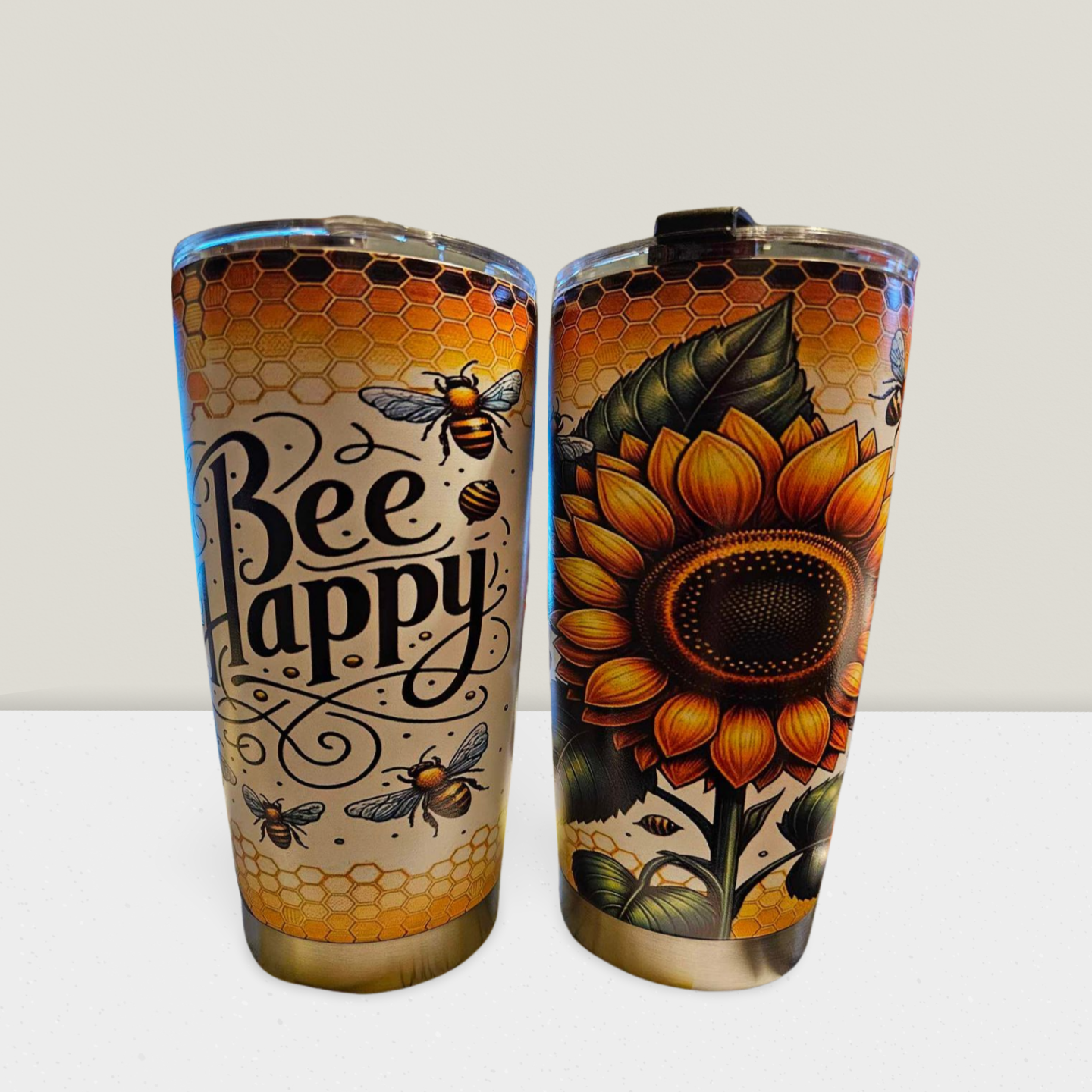 "Bee Series" Double-Wall Stainless Steel Tumblers - Dusty's Country Store