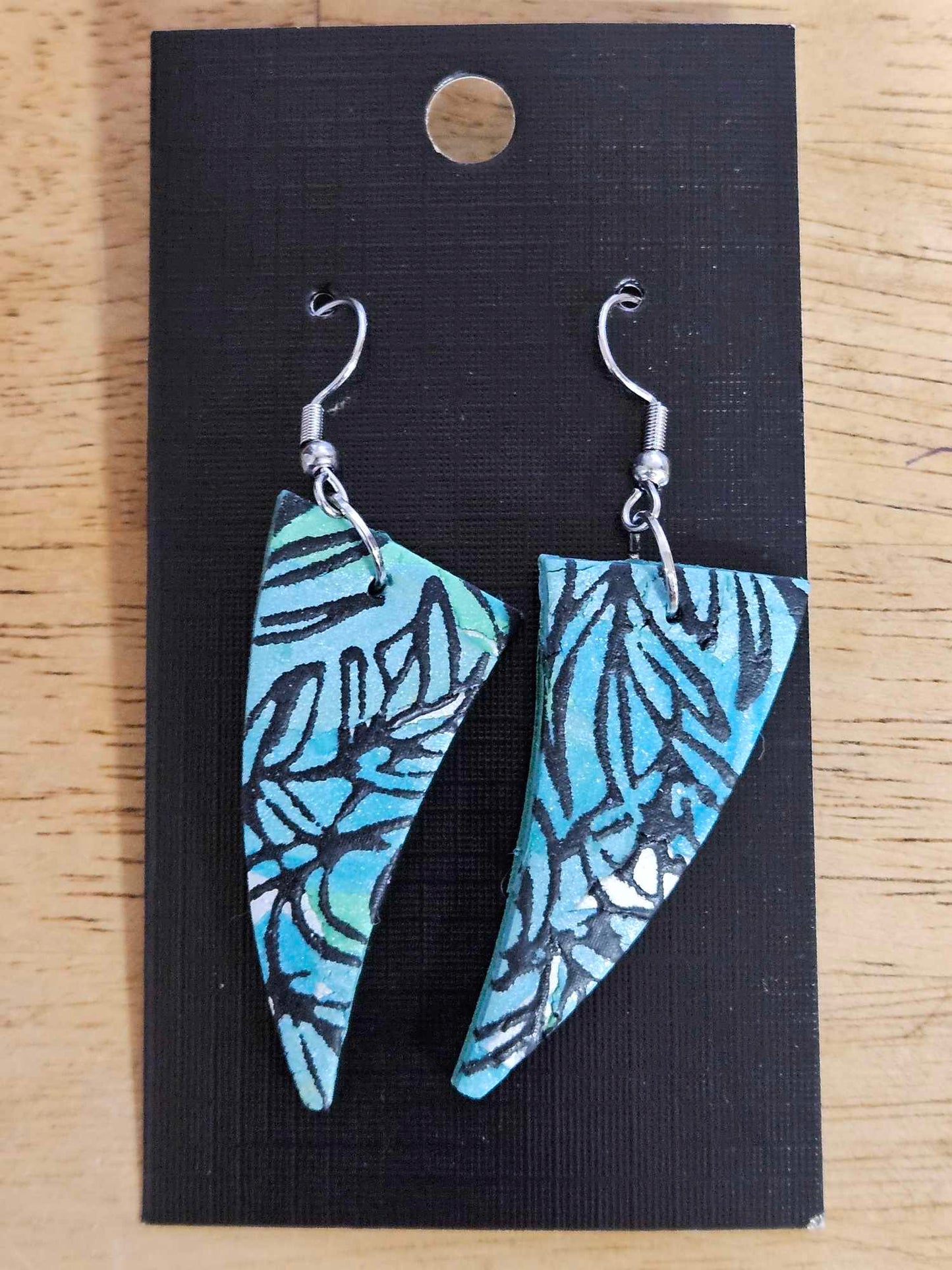 Spring Clay Earrings By Local Artist