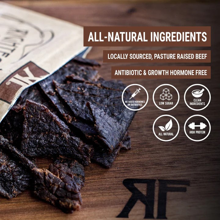 Righteous Felon Bourbon Franklin Beef Jerky 2oz - Dusty's Country Store