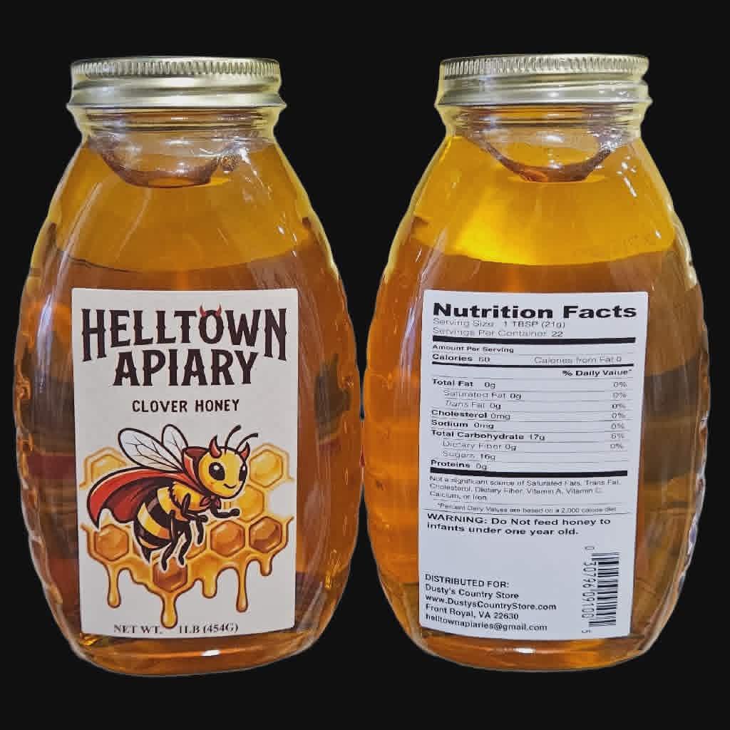 Clover Honey - 1LB - Dusty's Country Store