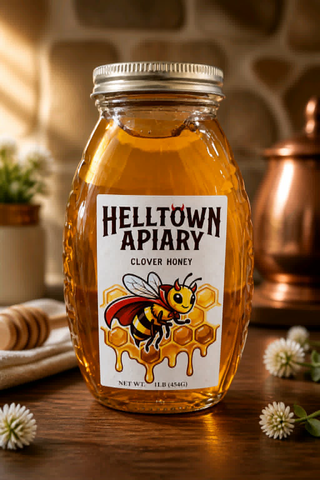 Clover Honey - 1LB - Dusty's Country Store