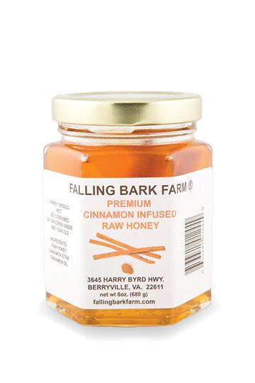 Falling Bark Farm Cinnamon Infused Premium Raw Honey - Dusty's Country Store