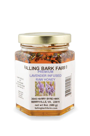 Falling Bark Farm Lavender Infused Premium Raw Honey - Dusty's Country Store