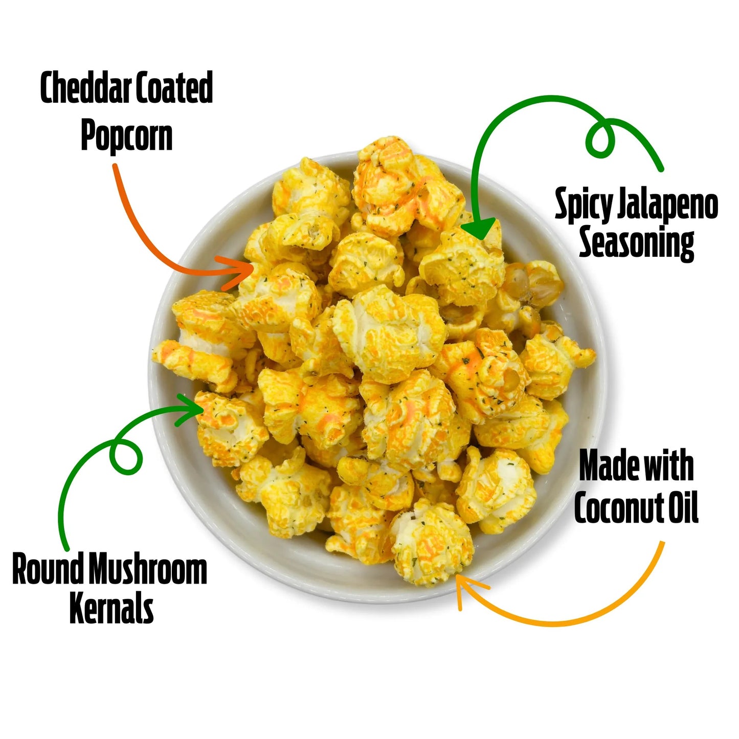 Bigfoot Jalapeño Cheddar Popcorn - Dusty's Country Store