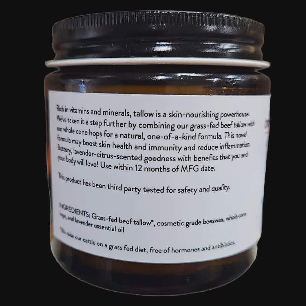 Tallow Butter - Infused with Lavender & Hops - Dusty's Country Store