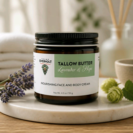 Tallow Butter - Infused with Lavender & Hops - Dusty's Country Store