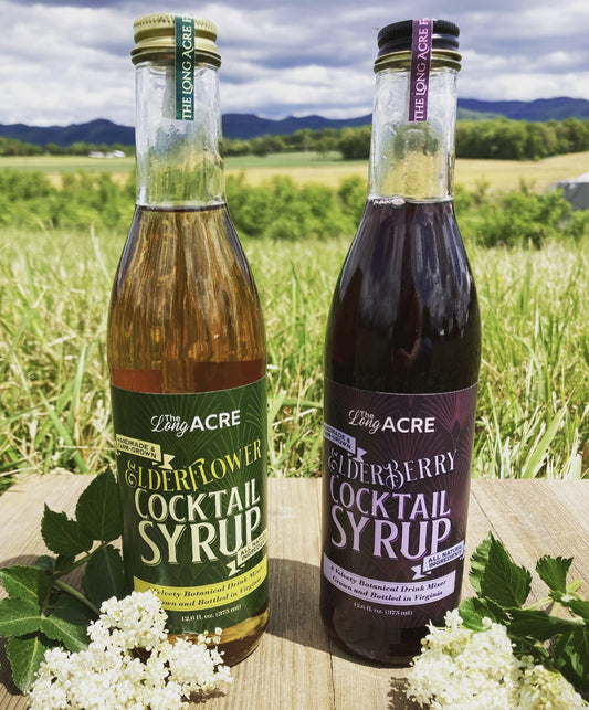 Long Acre Elderflower and Elderberry Cocktail Syrup