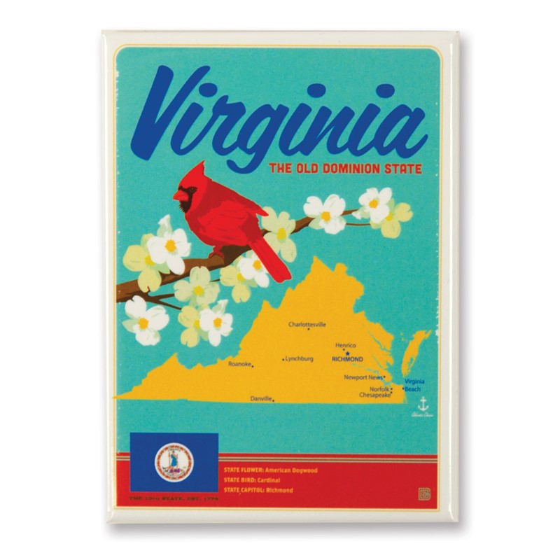 VA Map Magnet - Dusty's Country Store