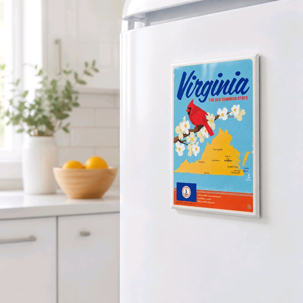 VA Map Magnet - Dusty's Country Store
