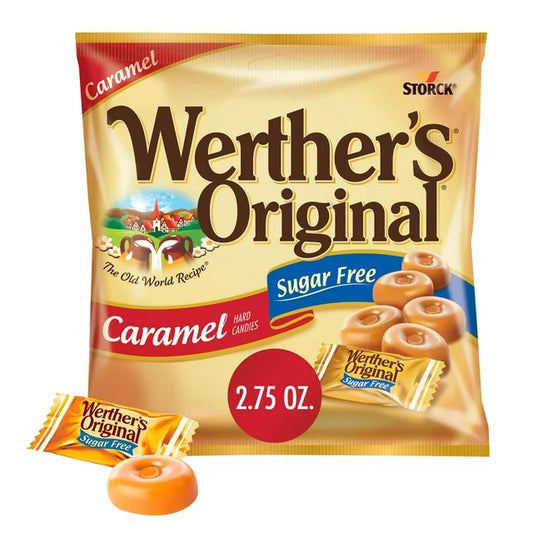 Werthers Original Hard Sugar Free Caramel Candy, 2.75 oz