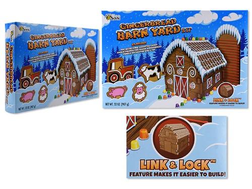 Bee Christmas Gingerbread Barn Yard 32 oz. Kit - Dusty's Country Store