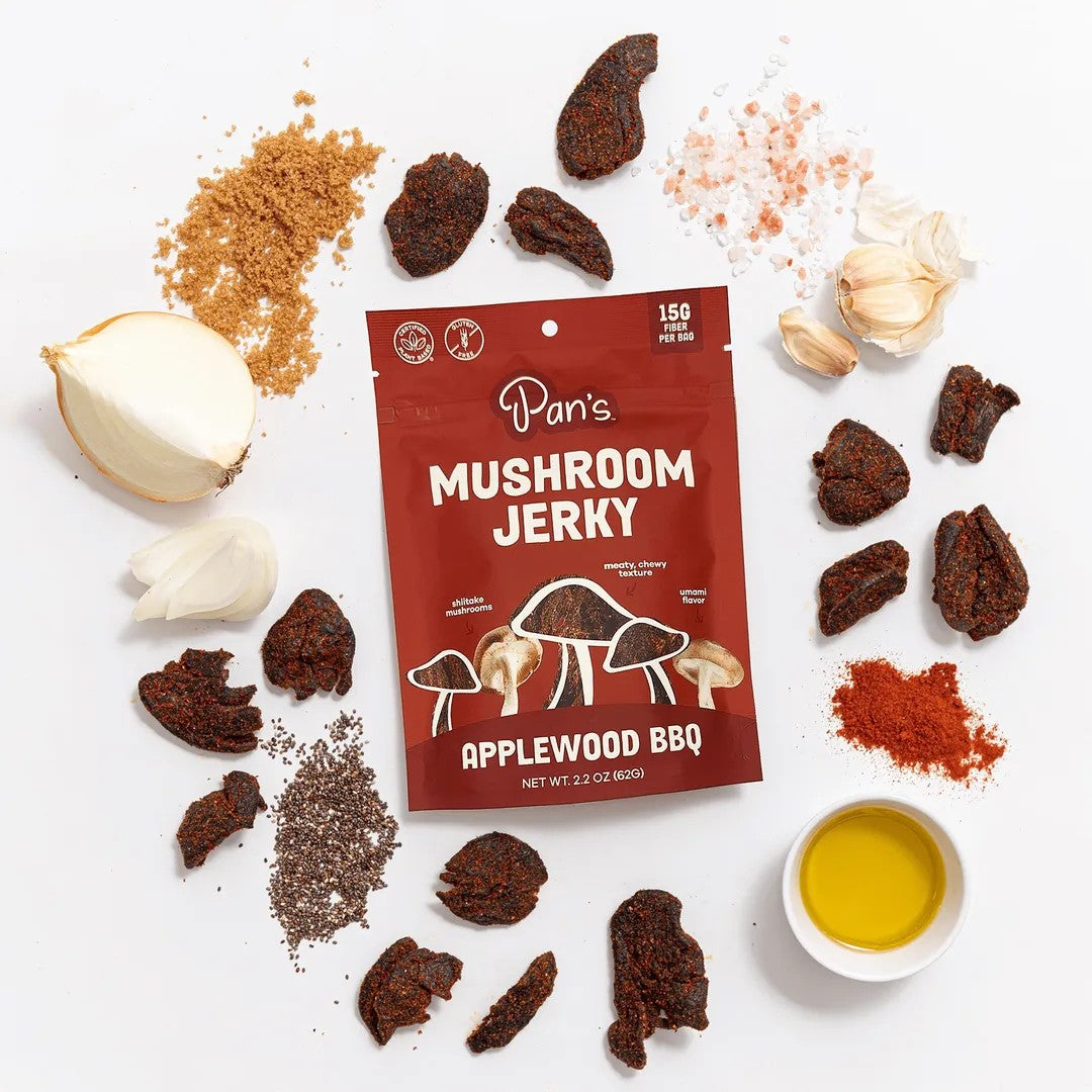 Pan's Mushroom Jerky - Applewood BBQ - Dusty's Country Store