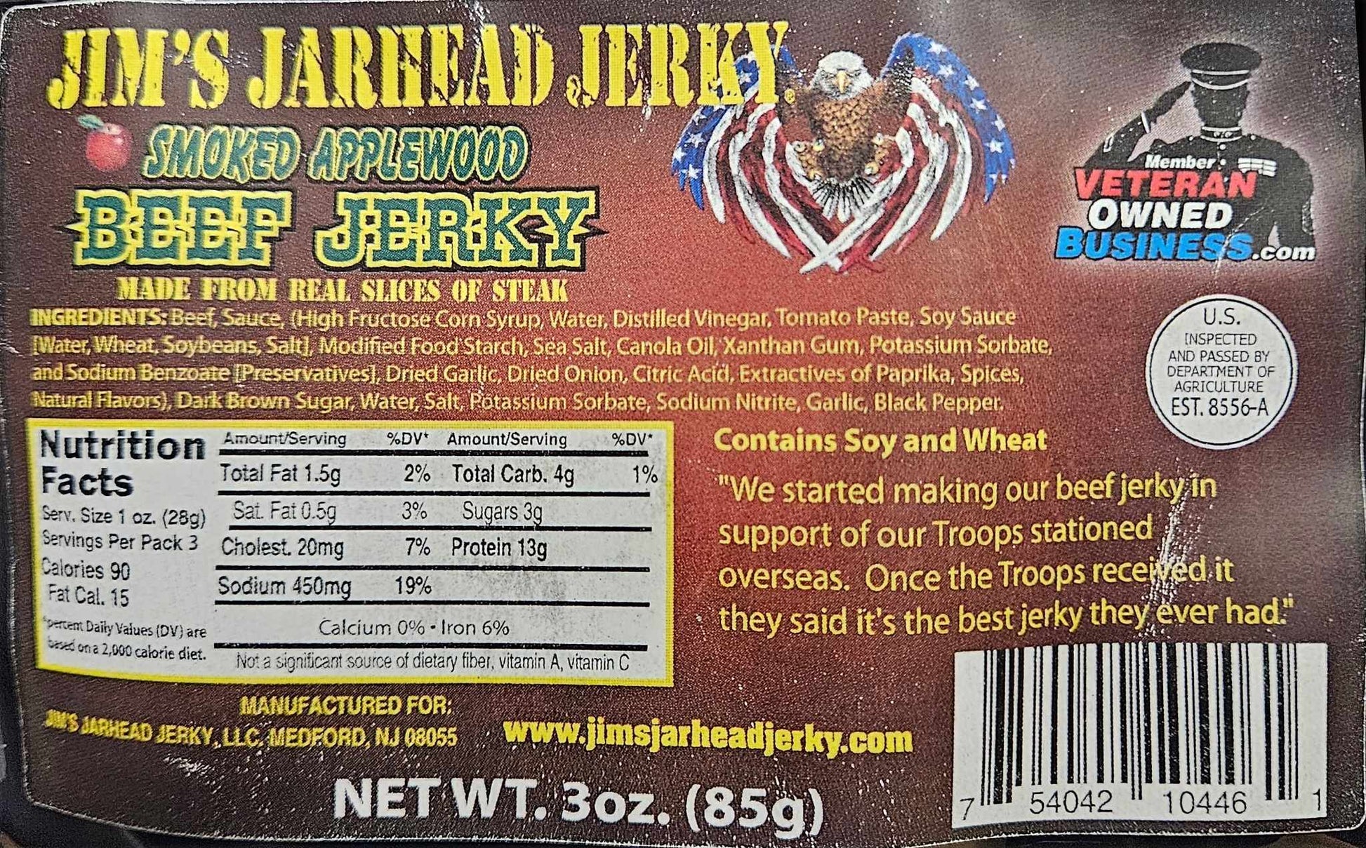 Jim's Jarhead Jerky - Dusty's Country Store
