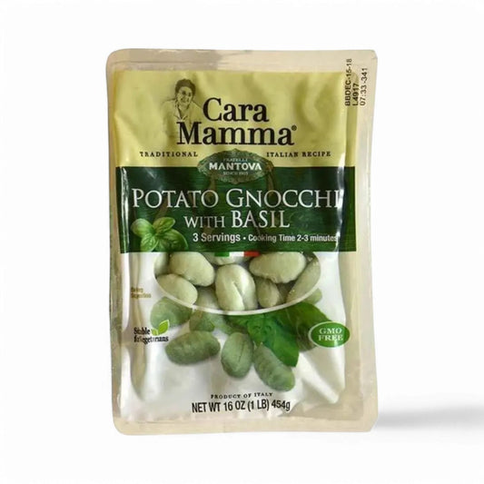 Mantova Cara Mamma Basil Potato Gnocchi Pasta - Dusty's Country Store