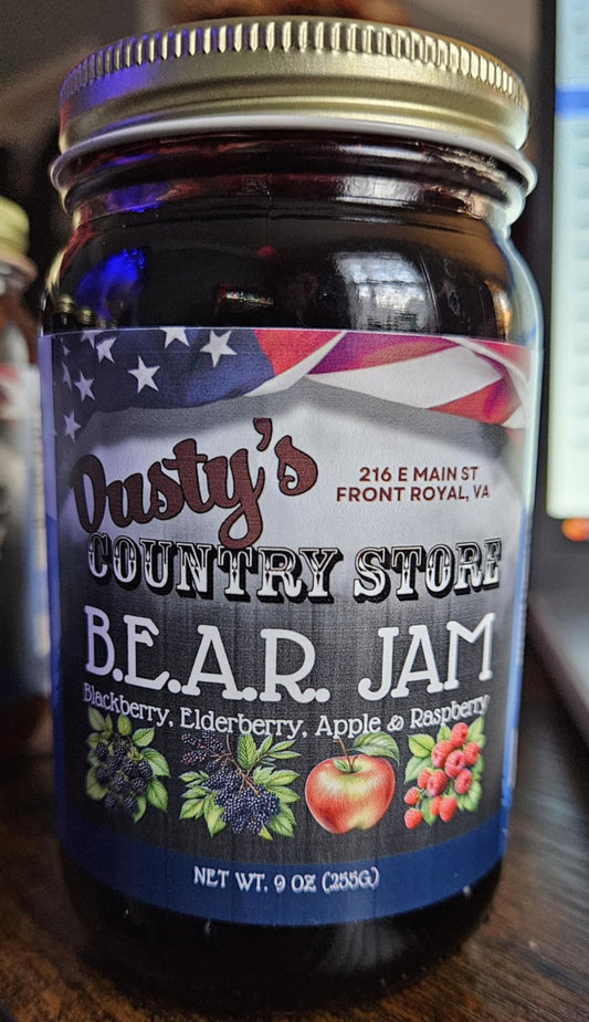 Dusty's Country Store B E A R Jam 9 OZ - Dusty's Country Store