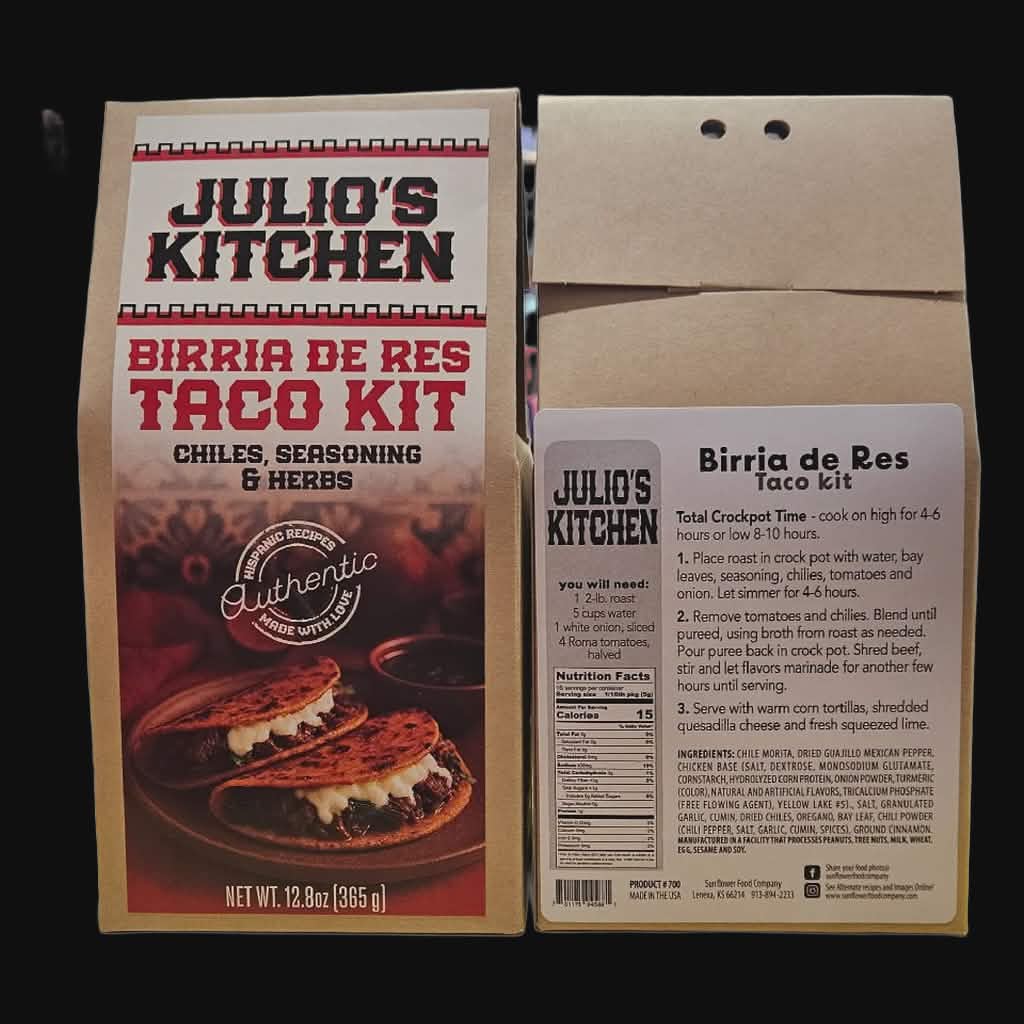 Julio's Kitchen Birria de Res Taco Kit - Dusty's Country Store