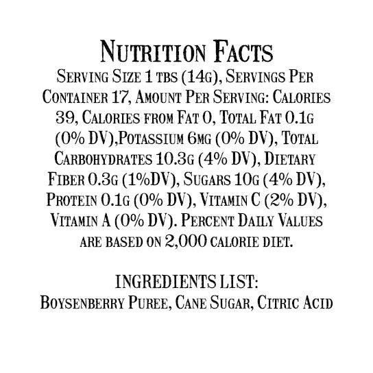 Small Batch Jam Co - Boysenberry Syrup - Dusty's Country Store