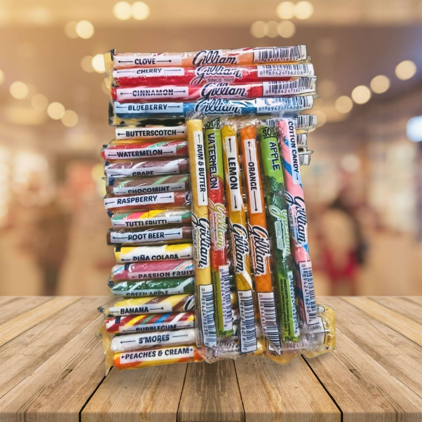 Man Down Gilliam Sticks – Broken Assorted Old Fashioned Gilliam Candy Sticks - Dusty's Country Store