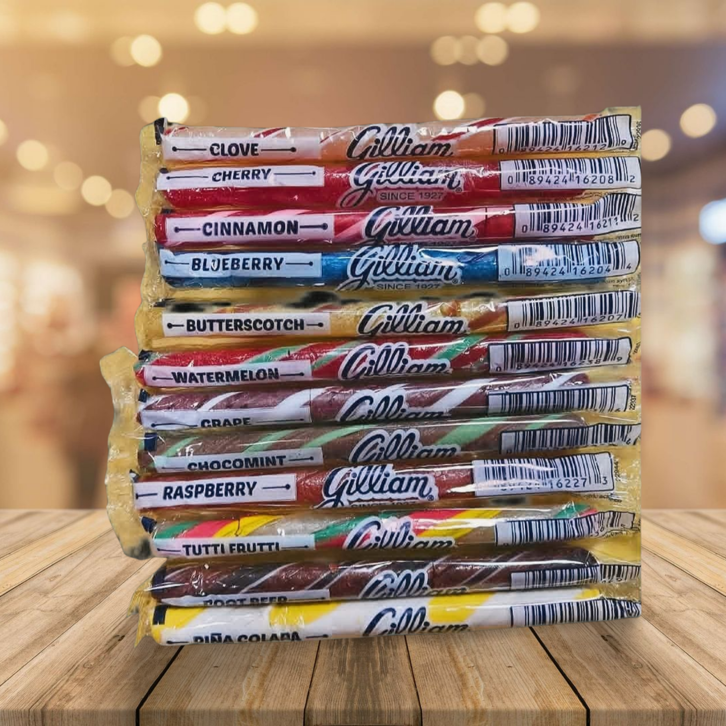 Man Down Gilliam Sticks – Broken Assorted Old Fashioned Gilliam Candy Sticks - Dusty's Country Store