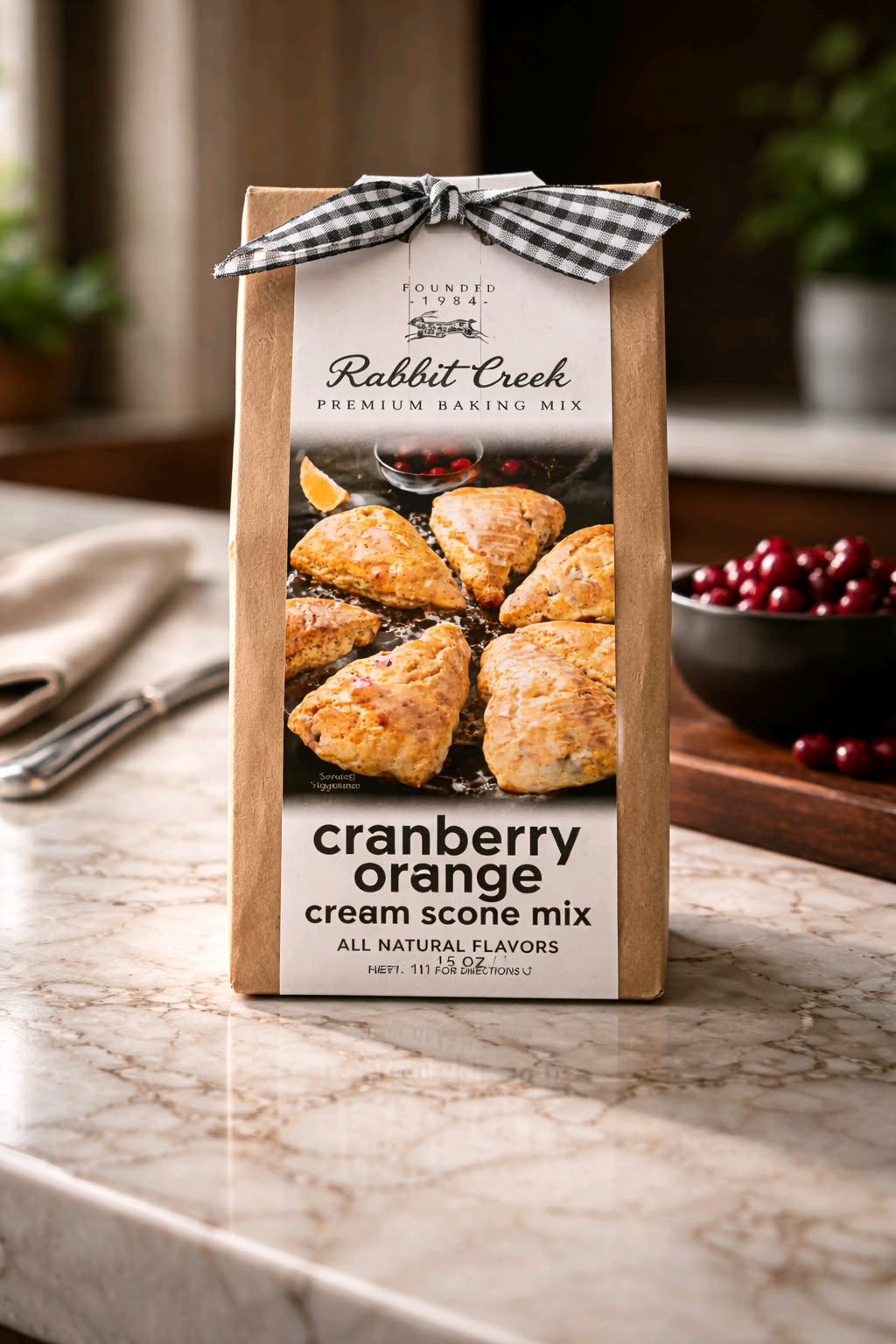 Rabbit Creek Cranberry Orange Cream Scone Mix - Dusty's Country Store