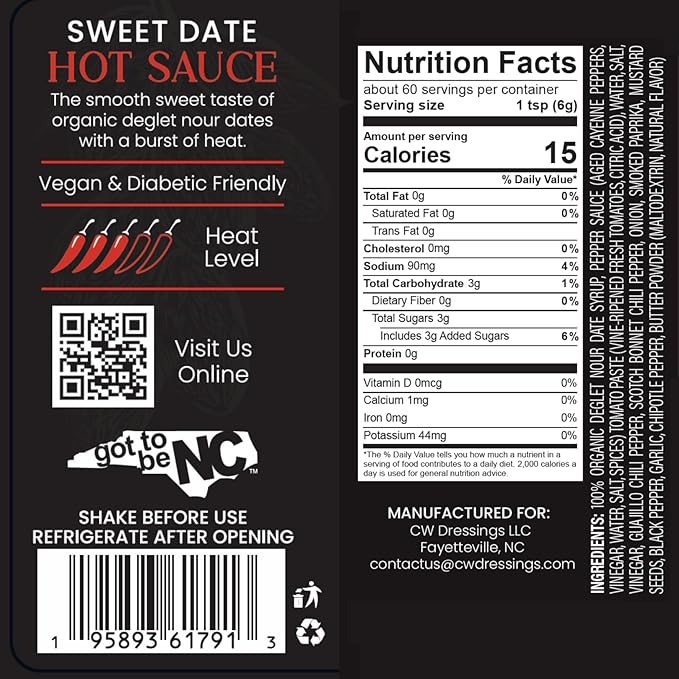 Sweet Date Hot Sauce - Dusty's Country Store