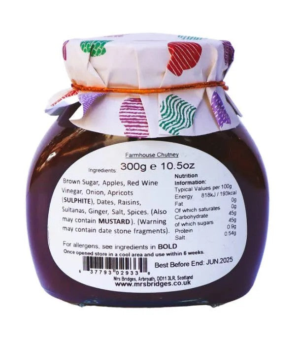 Mrs Bridges Farmhouse Chutney - Dusty's Country Store